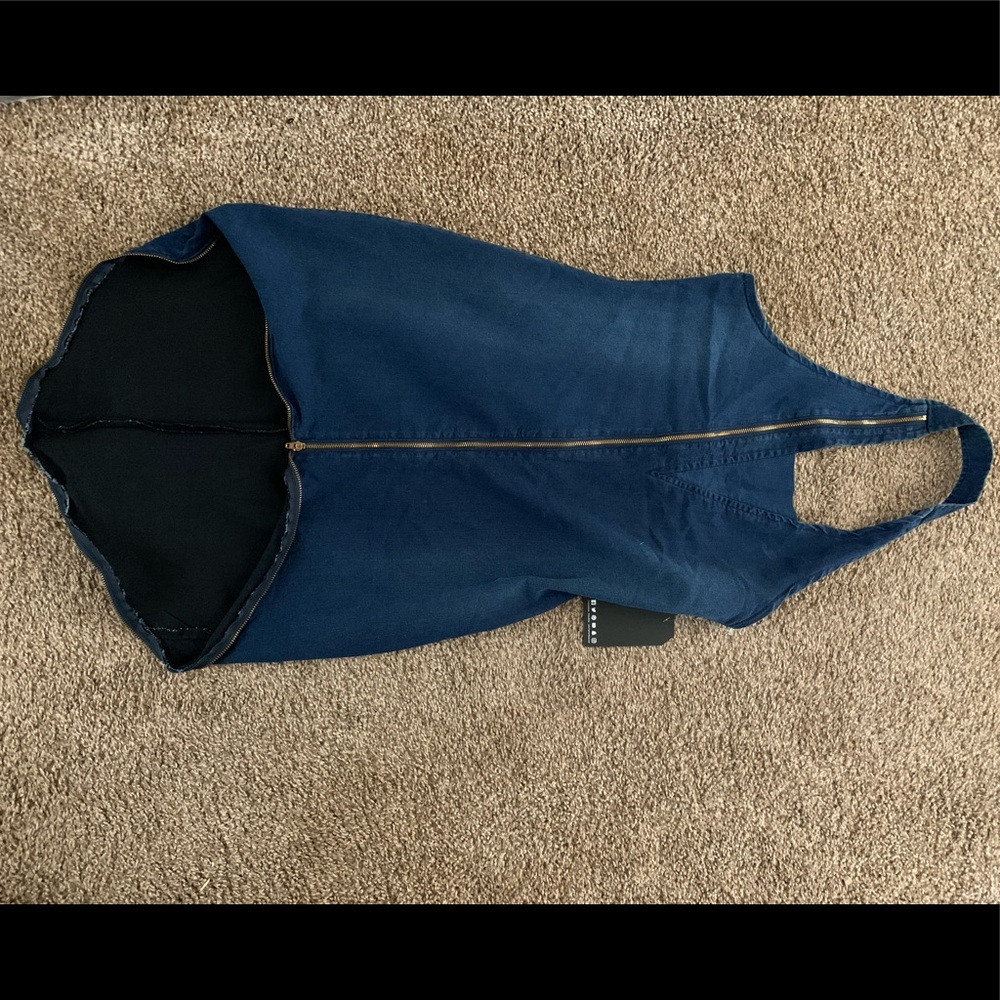 Fashion Nova denim dress (L)